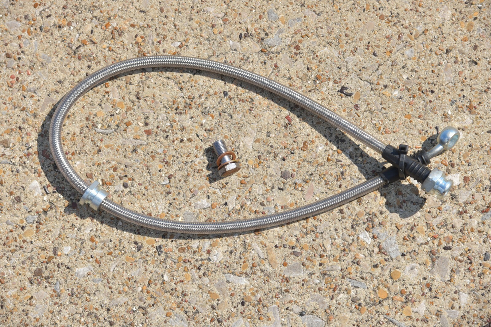 Stainless Steel Braided Clutch Line Mitsubishi Evolution Evo 8 Viii 02