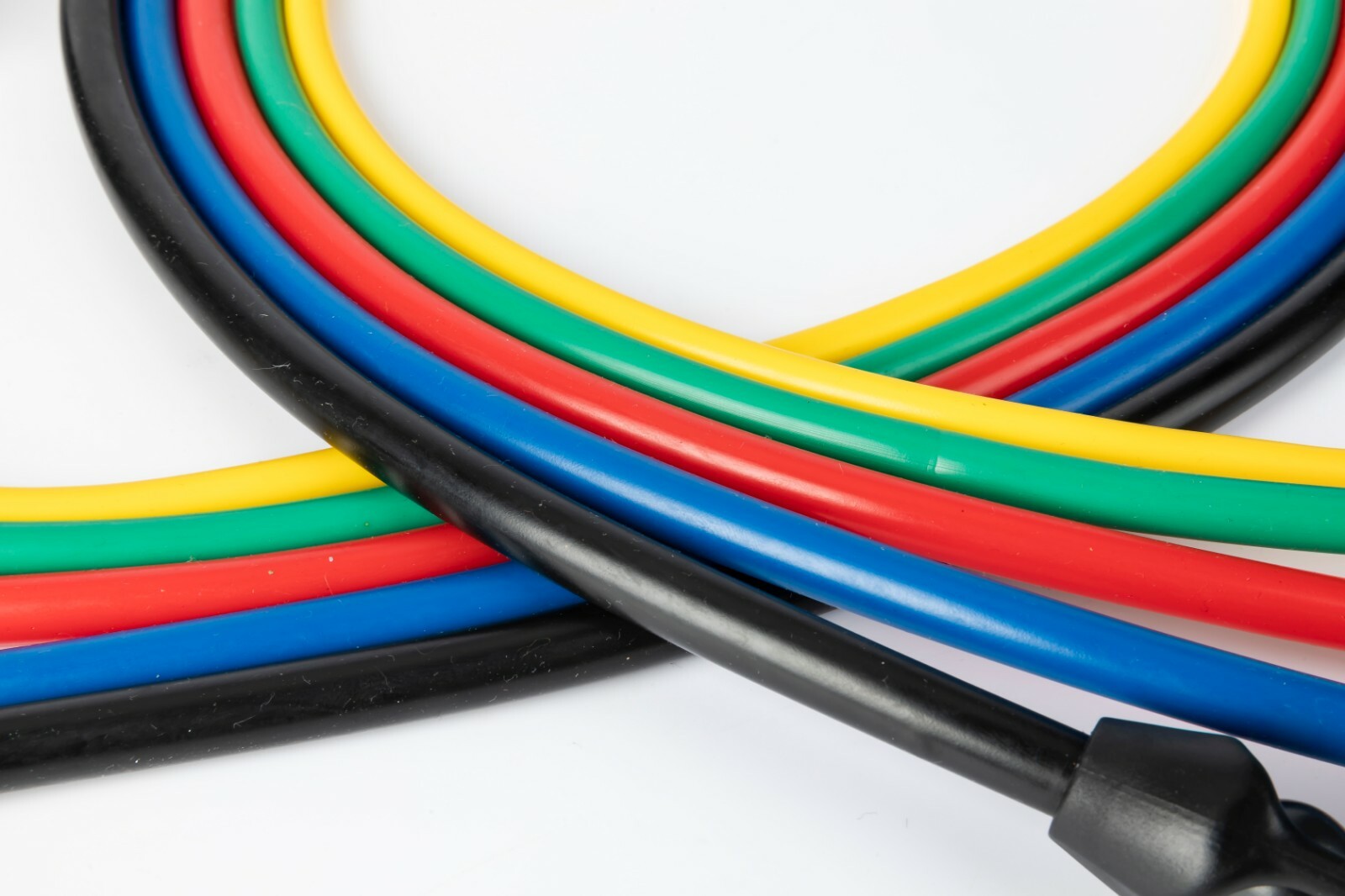 Resistance bands Set Workout with Handles Heavy Tube Exercise Fitness Gym 11PCs