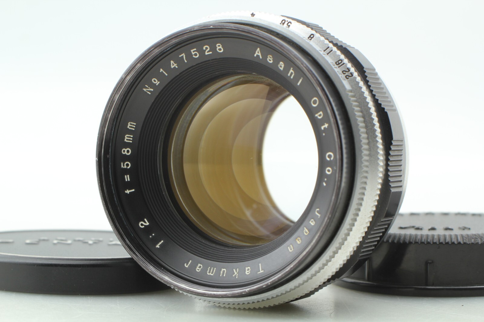 NEAR MINT++】 Asahi Pentax Takumar 58mm f2 MF Lens For M42