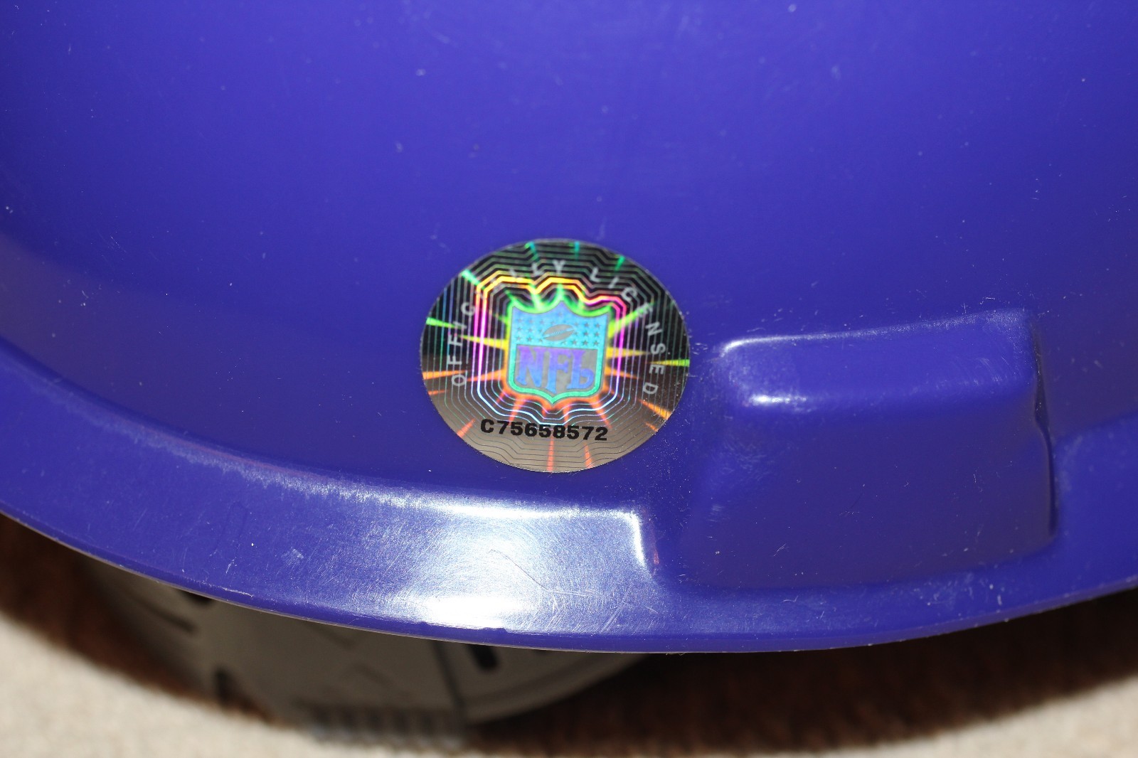 Minnesota Vikings Hard Hat V-Gard MSA NFL Team Hardhat Size Medium M