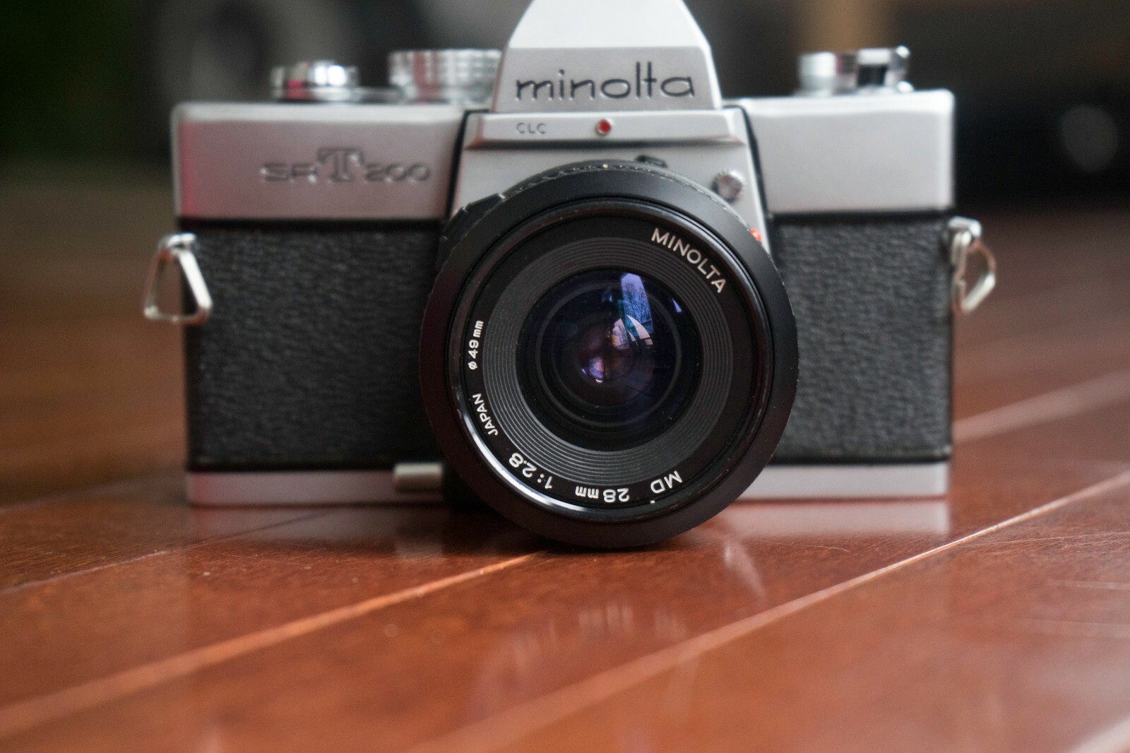 Minolta srt200 with MD 28mm 2.8 wide angle lens