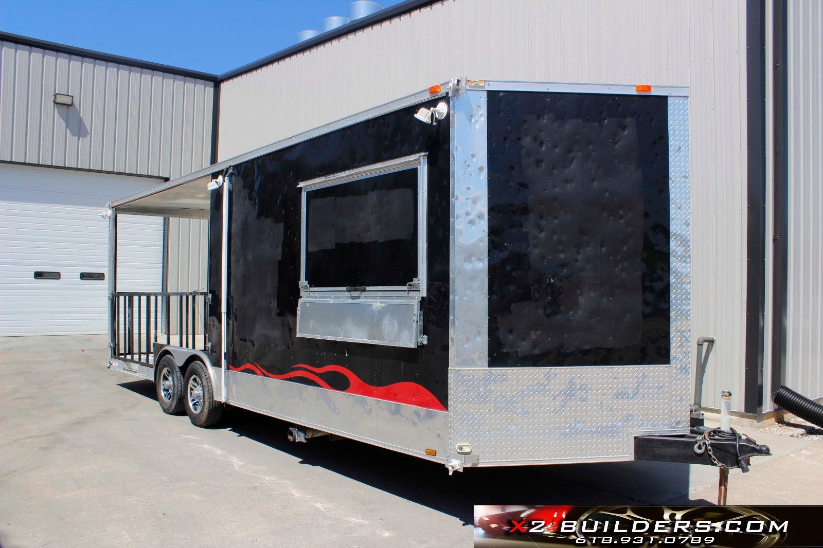 2012 Trail King Enclosed Concession Mobile Food Vending Trailer Salvage #014779
