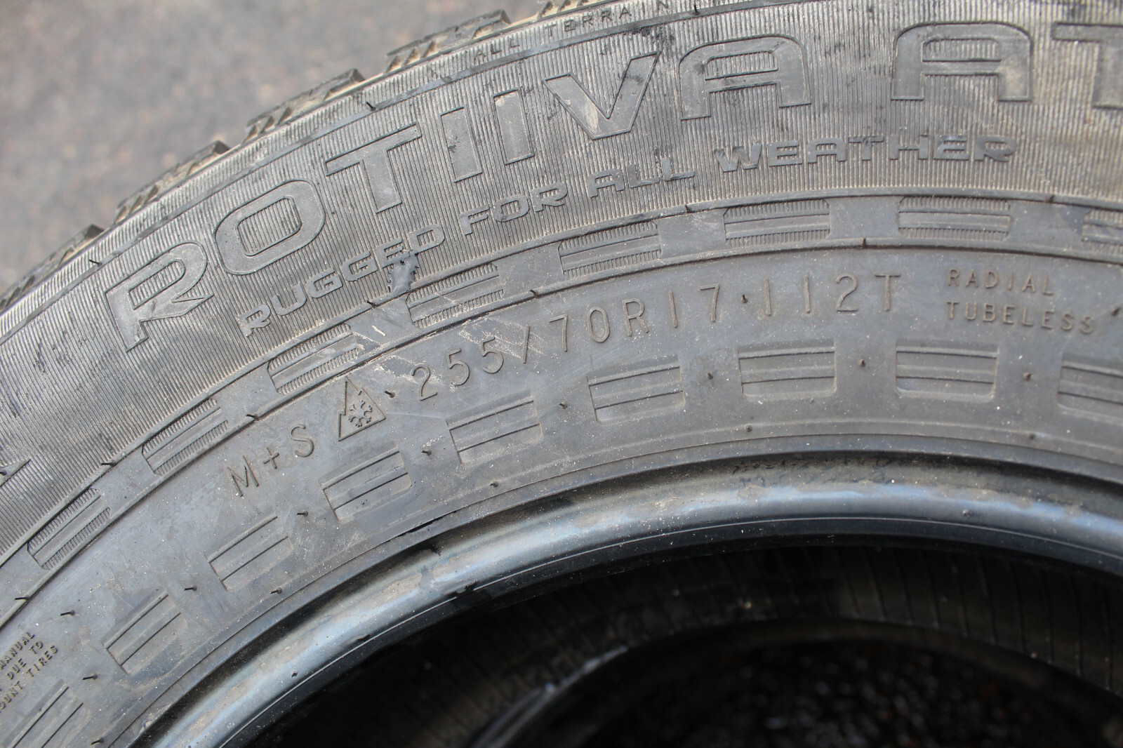New 255 70 17 Nokian, Rotiva AT, Winter, 112T, x2 A Pair (F1_tyres) FOD L1393