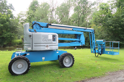 2013' Genie Z60/34 Boom Lift, Diesel, Manlift, 4x4 Drive, 60' Articulating Boom