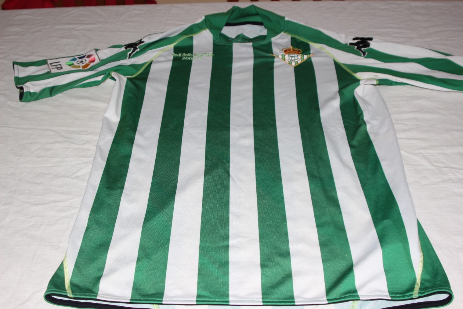 ウェア Real Betis 96 Raglan L/S Soccer Uniform Real Betis Home 96/97 Retro - Football Soccer - Medium (USA