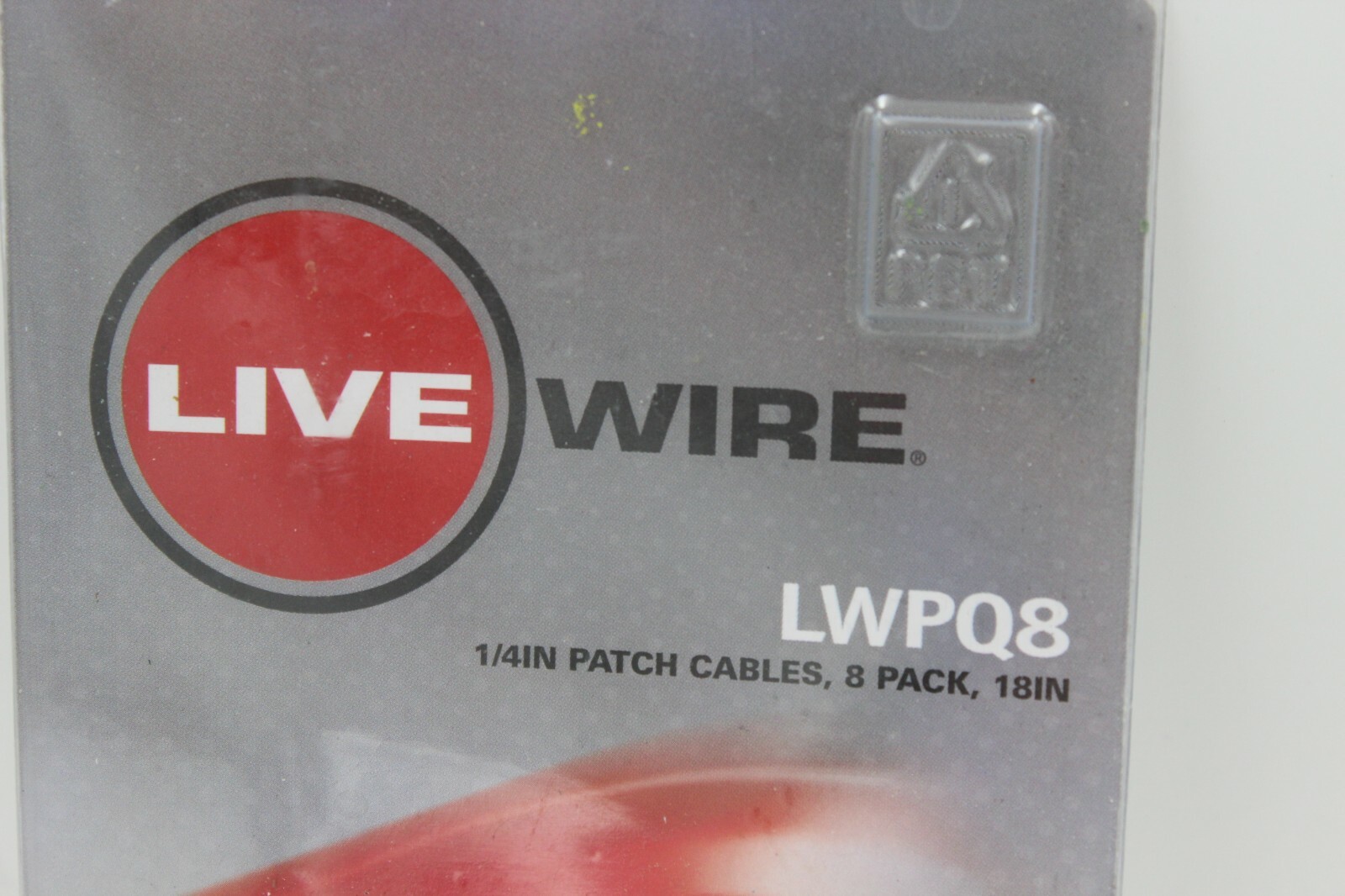 Livewire TRS-TRS Straight-Straight Patch Cable 8-Pack 17 in.