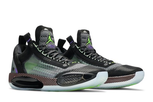Nike Air Jordan 34 Low Vapor Green Men's Black Green CZ7750