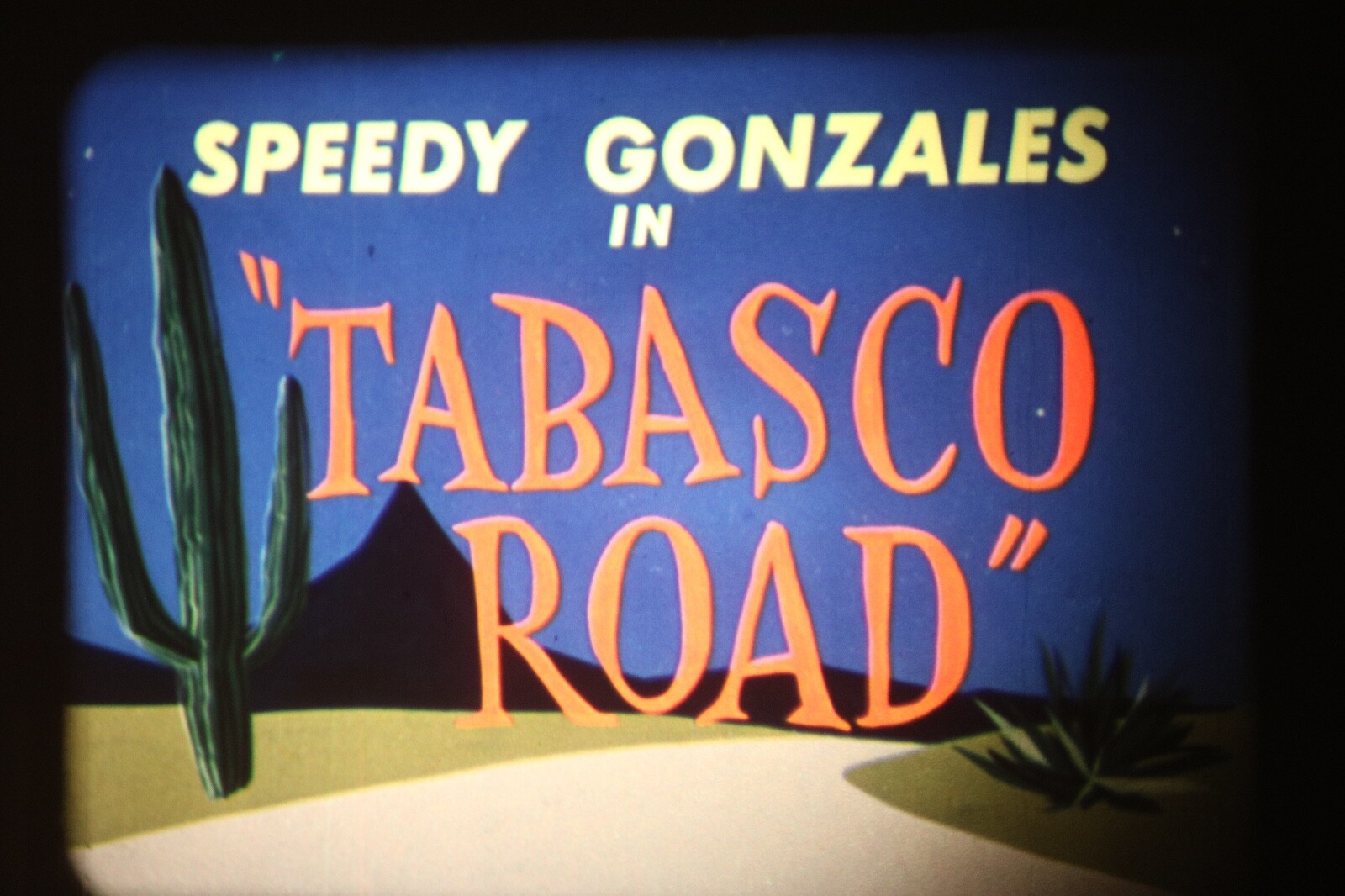 16mm Film Speedy Gonzales Cartoon TABASCO ROAD TECHNICOLOR Slight VS