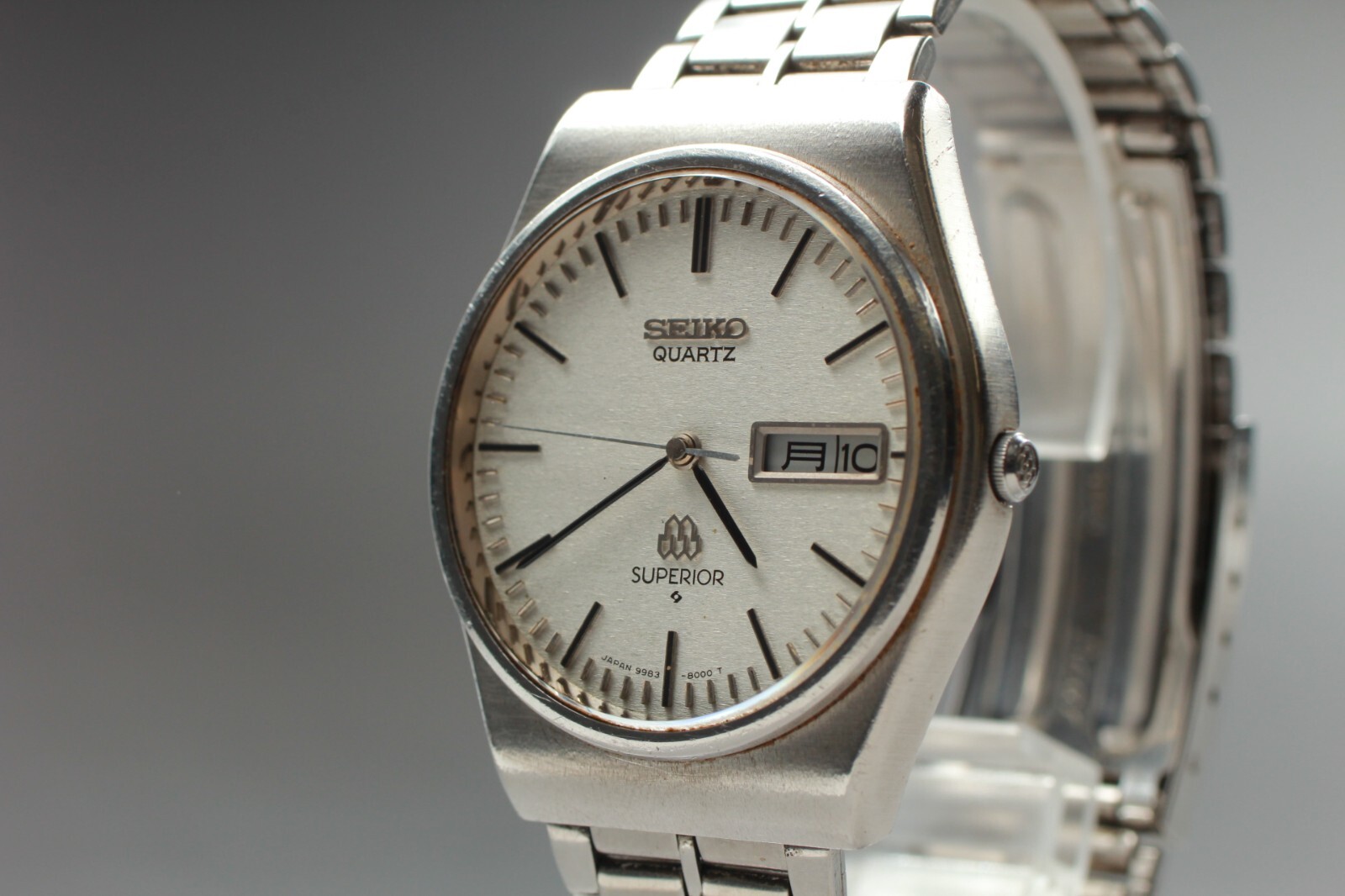 Exc+5】 Vintage SEIKO SUPERIOR Twin Quartz 9983-8000 Men's