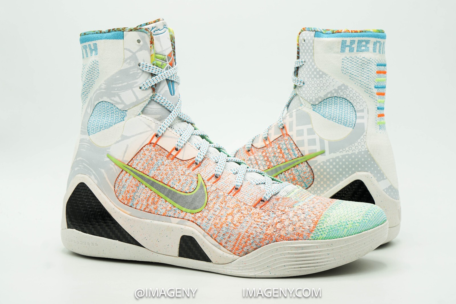 Reinaページ NIKE KOBE IX HIGH USED SIZE 9.5 WHAT THE MULTI-COLOR REFLECT
