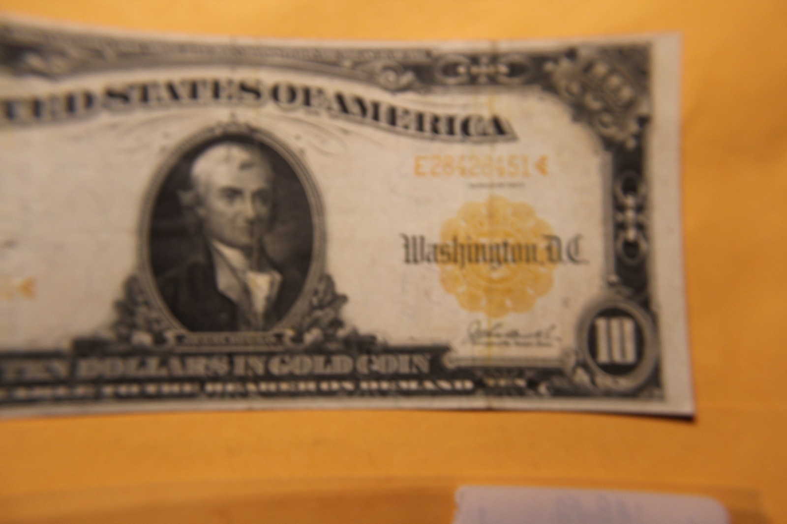 US 1907 $10 Gold Certificate FR 1172 Ch VF+ (  Teehee & Burke )