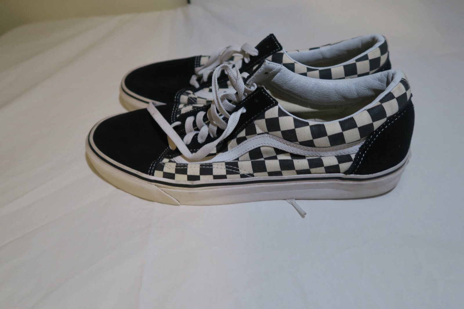 Vans Old Skool Primary Checkerboard BMX Black White Size