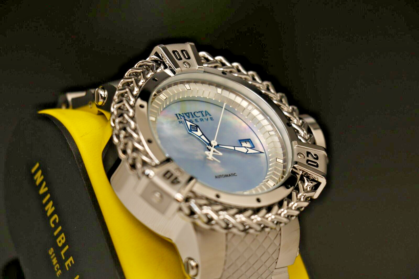 Pre-owned Invicta Reserve Herc Automatic Men's Watch 54mm, Steel 36311