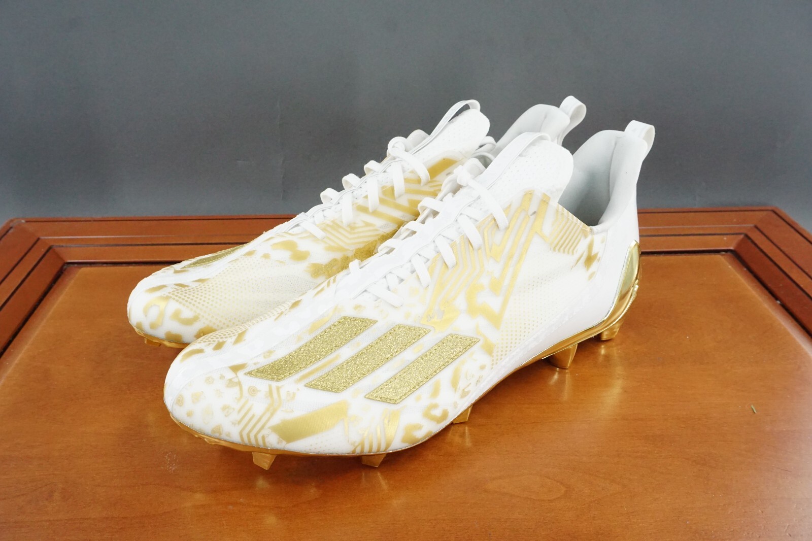 Adidas Adizero 12.0 Mismatch Football Cleats Mens 14 Gold