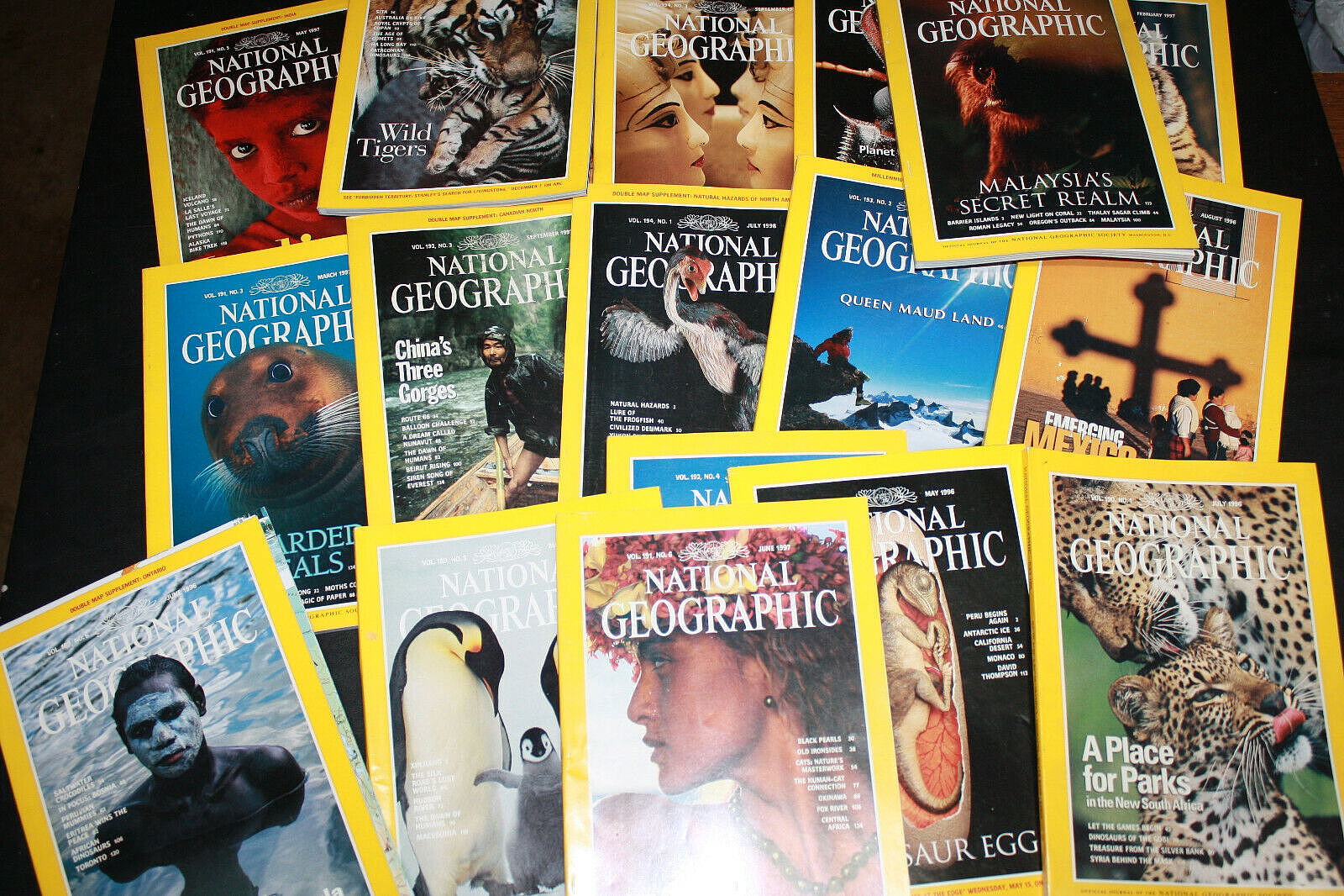 National Geographic Magazines 1996-1998 Lot of 18 Issues | eBay