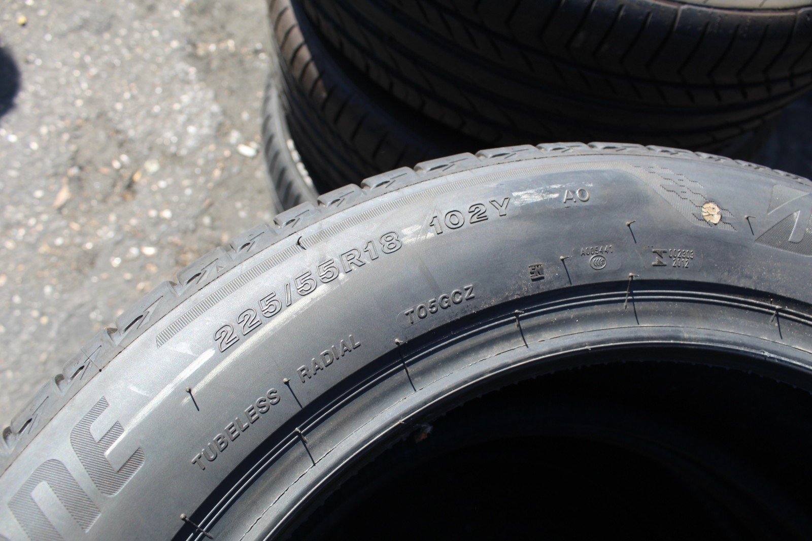 New 225 55 18 Bridgestone, Turanza T005, XL AO, 102Y, x2 A Pair (F1_tyres) L3565
