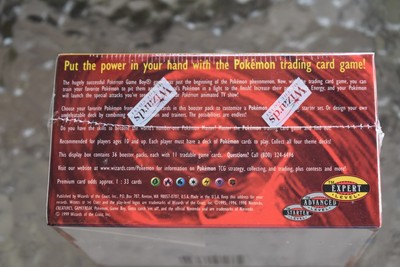 Pokemon Base Set Booster Box Factory Sealed Green Wing on The Side