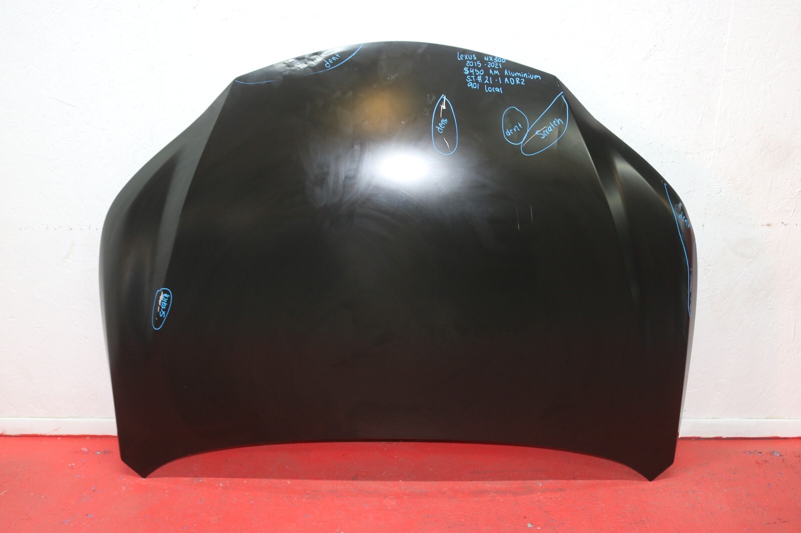 2015 2021 LEXUS NX300 FRONT HOOD ALUMINUM AFTERMARKET