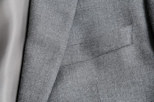 Pre-owned Hugo Boss "t-harvers2/glover1" Men's Silk Wool Gray Two Button Suit