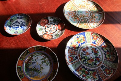 Vintage Luncheon Plate Set Of Three Antique Car Decorative Luncheon Plates Salem Porcelain Plates Home Living Kromasol Com