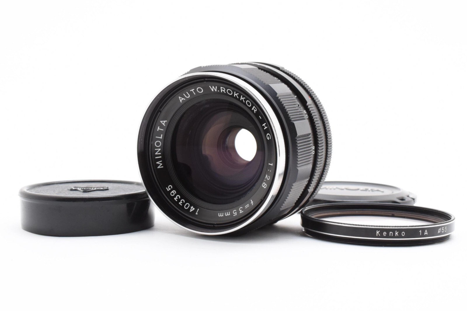 [美品] Minolta ミノルタ MC W.ROKKOR 35mm f2.8+ Minolta MC W.Rokkor-HG 35mm f/2.8 MF Wide Angle Lens