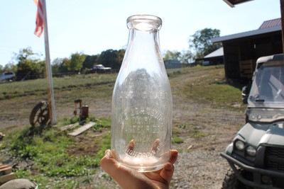 TREQ D.J. Johnson's Dairy, Uniontown, PA Milk Bottle