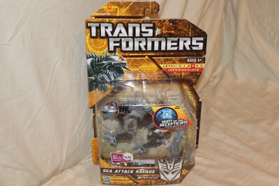 2009 Hasbro Transformers Sea Attack Ravage Figure NEW
