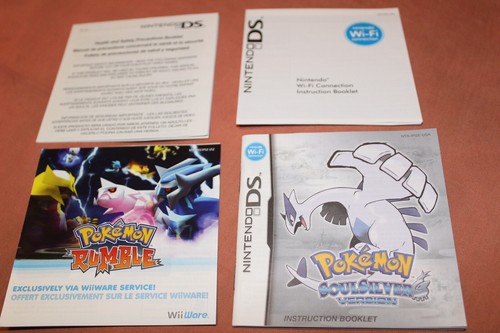Pokemon Soul Silver Case  ONLY!! (DS) *US VERSION*