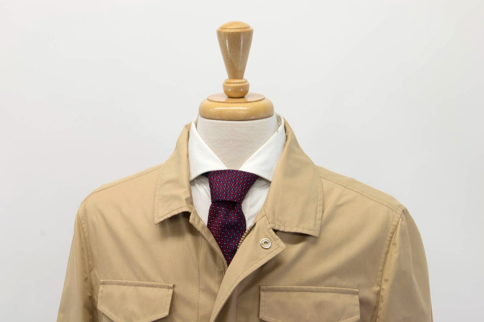 Pre-owned Brunello Cucinelli Nwt$3995  Men's Utility Jacket W/logo Engraved Hardware A248 In Beige