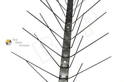 Bird Pigeon Spikes Stainless Steel Repellent Pest Coyotes Bob Cats 3ft. 0400104