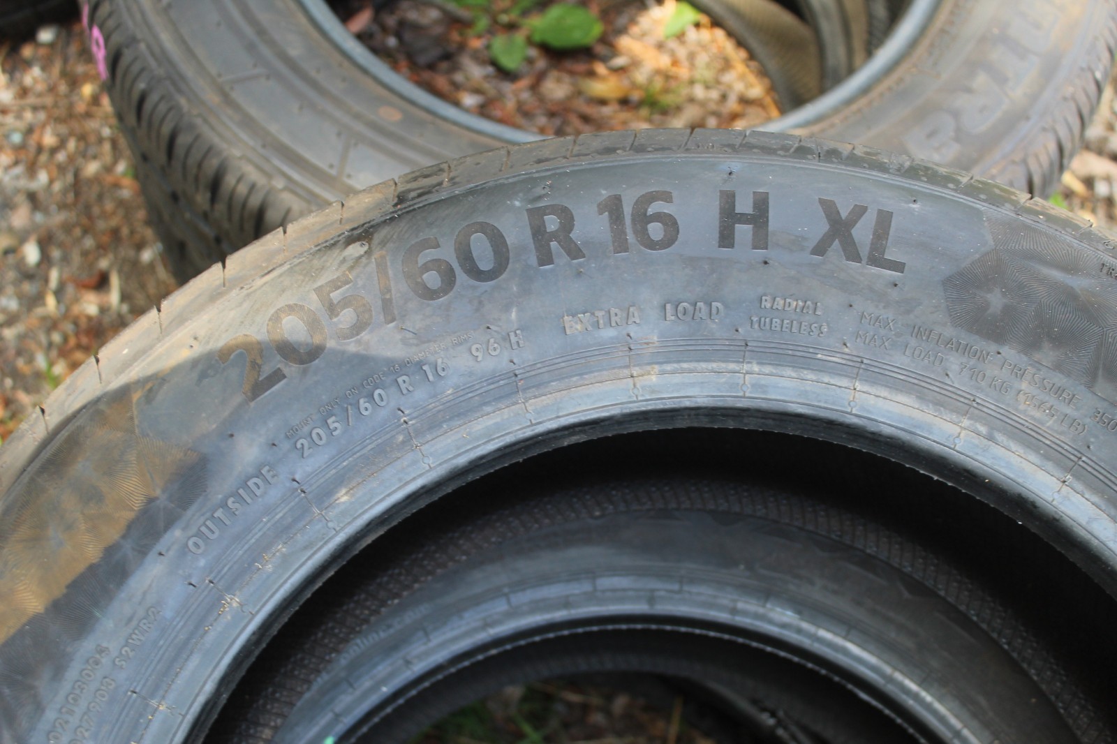 New 205 60 16 Continental, PC 6, XL, 96H, x1 Single Tyre (F1_tyres) X30