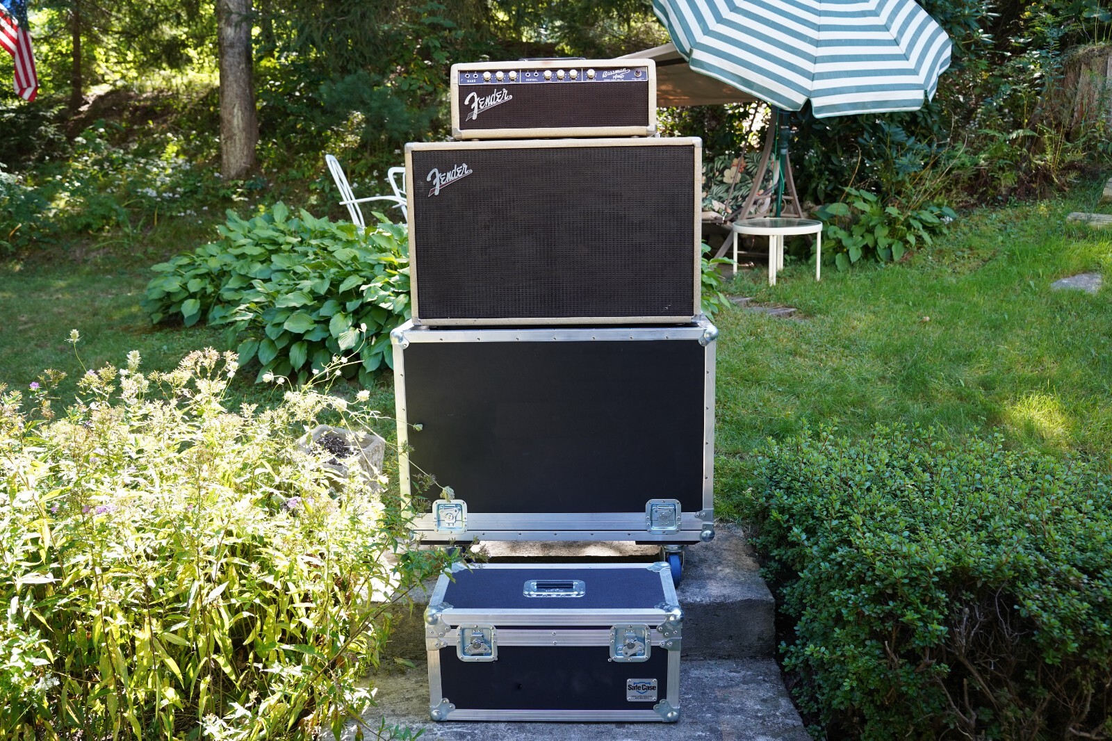 Fender Bassman 1962 6G6 Head & Piggyback 2 x 12