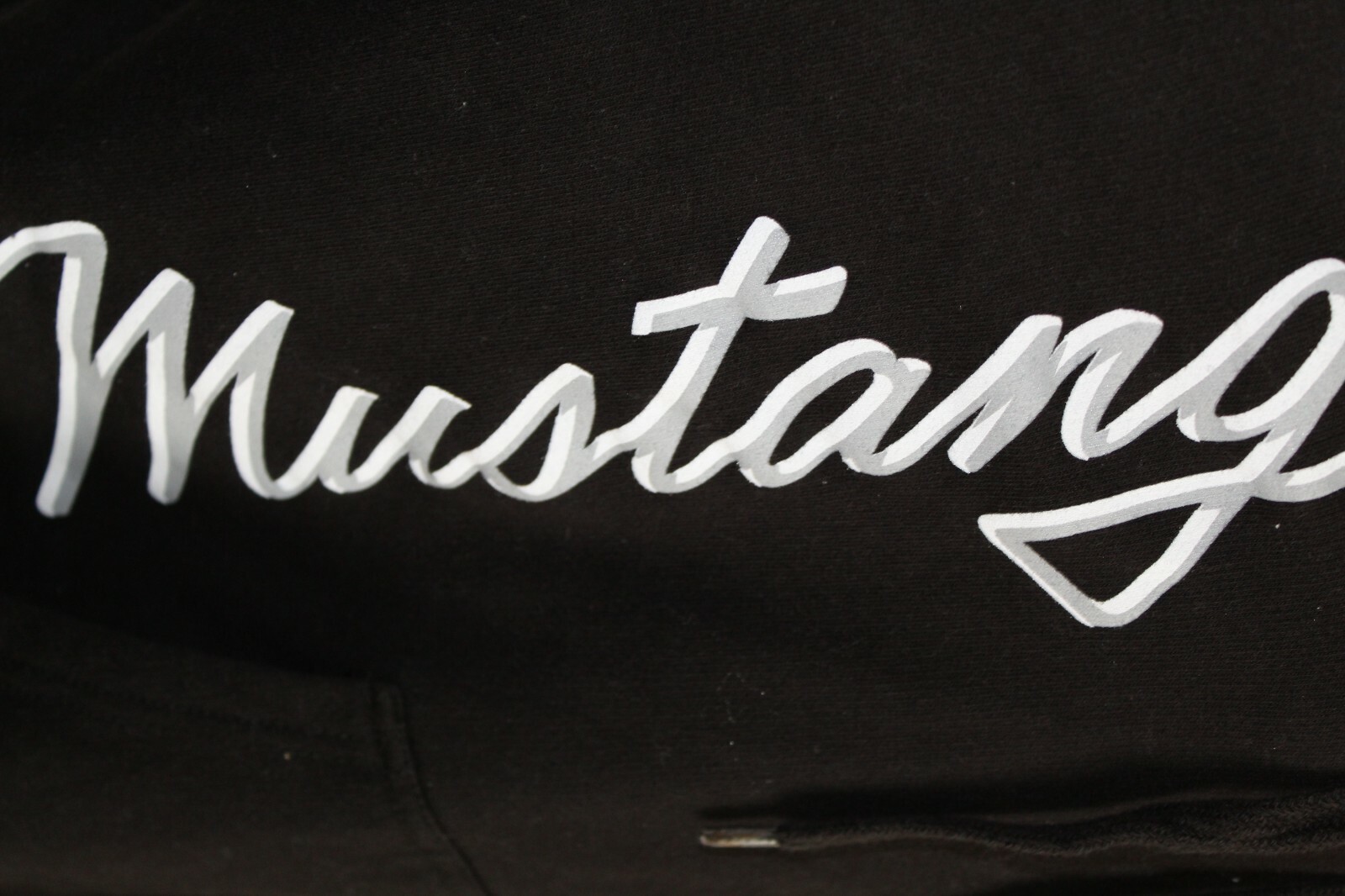 Ford Mustang Boss 429 Cobra Zip Hoodie Jacket Sweatshirt Black Printed Logos XXL