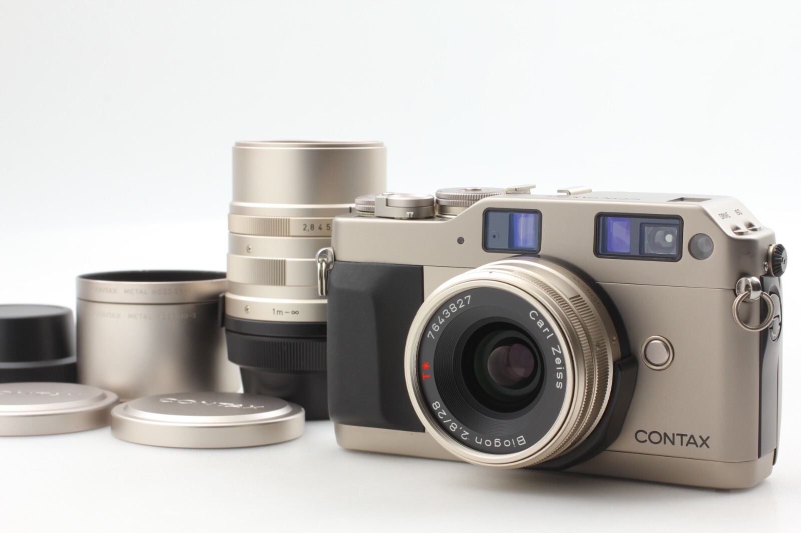 フィルムカメラ Contax G1 Rangefinder Film Camera 28mm Contax G1 Green Label with Carl Zeiss 28mm f/2.8 Lens – Film