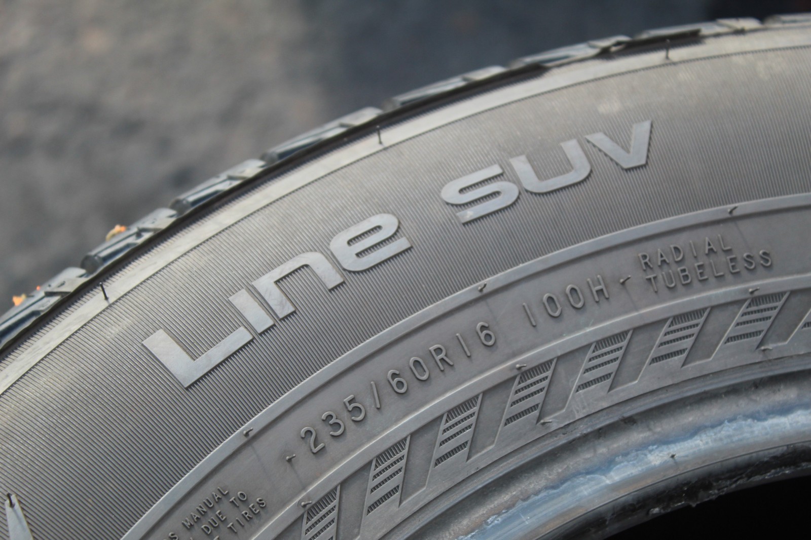 235 60 16 Nokian, Line SUV, 100H, x2 A Pair 8.0mm (F1_tyres) L3812