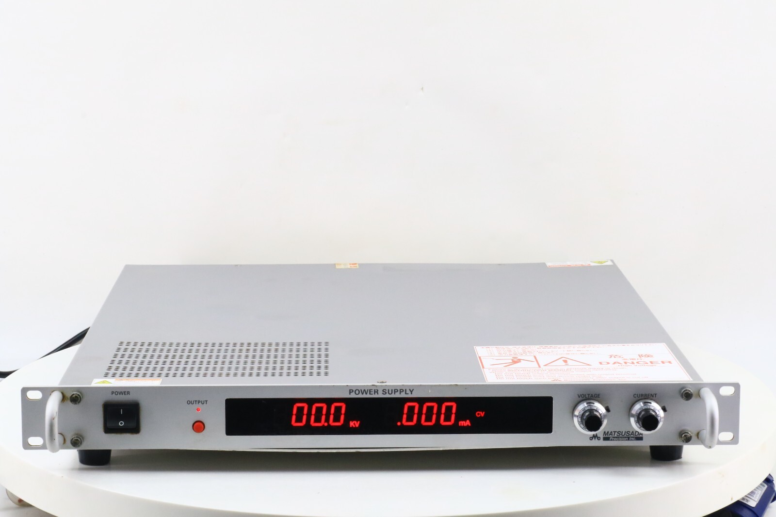 MATSUSADA AU-30P1 PRECISION HIGH POWER SUPPLY 1KV -60KV/30W MATSUSADA AU-30P1 PRECISION HIGH POWER SUPPLY 1KV -60KV/30W