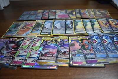 Pokémon 5 Ultra Rare Card Lot GX, EX, V, VMax, Full Art, Shiny Vault