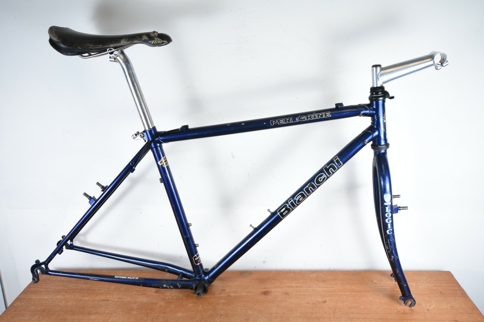 パーツ BIANCHI PEREGRINE 26inch OLD MTB Vintage Bianchi Peregrine Frame Set 19 in Lugged 90s MTB 26