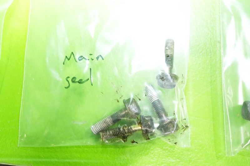 96-00 Civic OEM D16Y8 engine motor main seal plate mount bolts SET