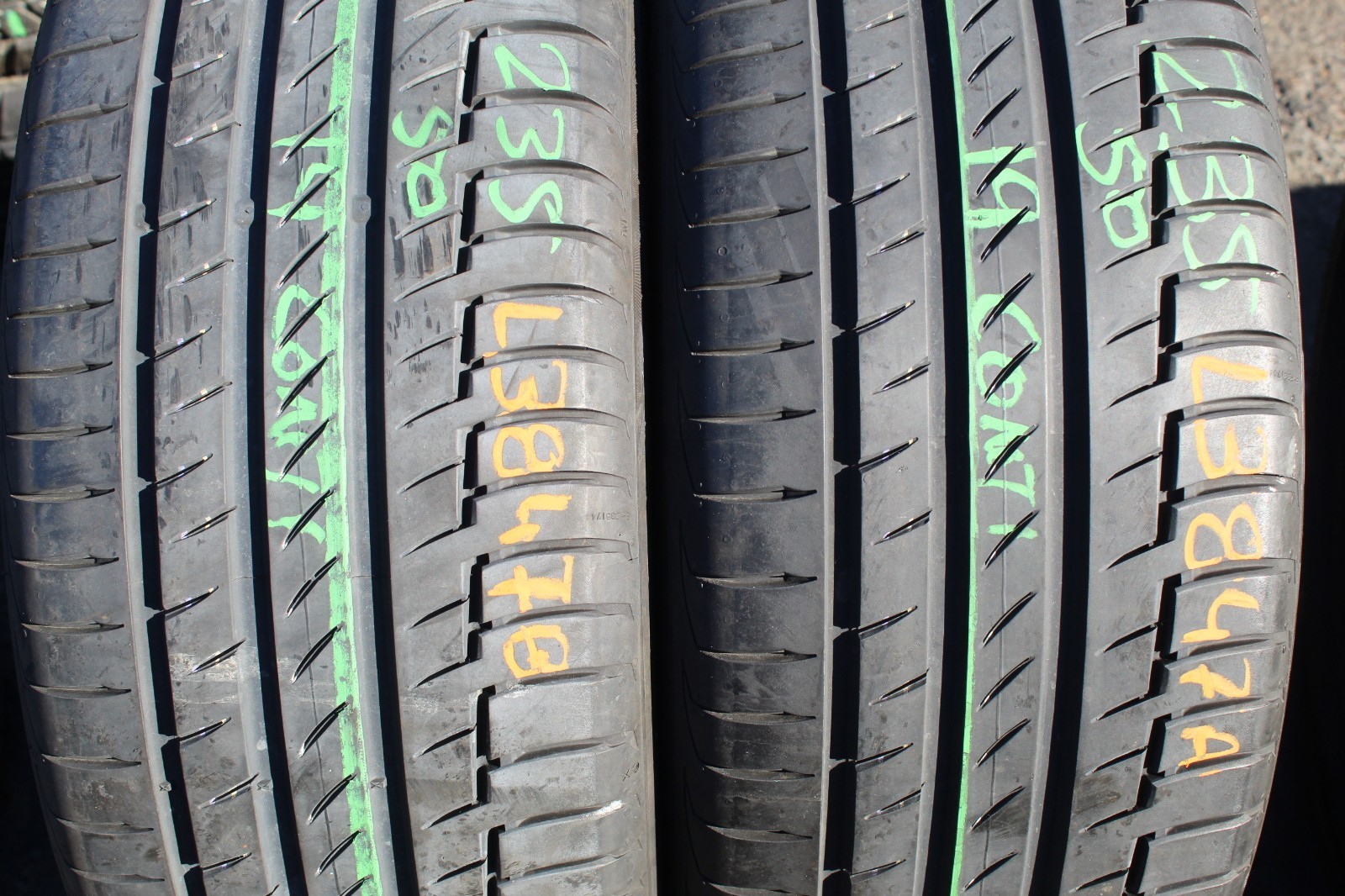 235 50 19 Continental, PC 6, VOL, 99V, x2 A Pair 6.8mm (F1_tyres) L3847