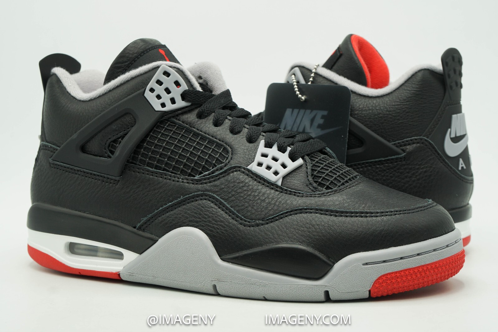 AIR JORDAN 4 IV RETRO BRED REIMAGINED BLACK CEMENT GREY