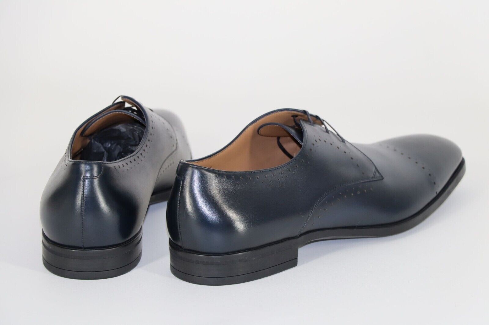 Pre-owned Hugo Boss Derbys, Mod. Kensington_derb_w21c, Size 45 / Us 12 / Uk 11, Dark Blue