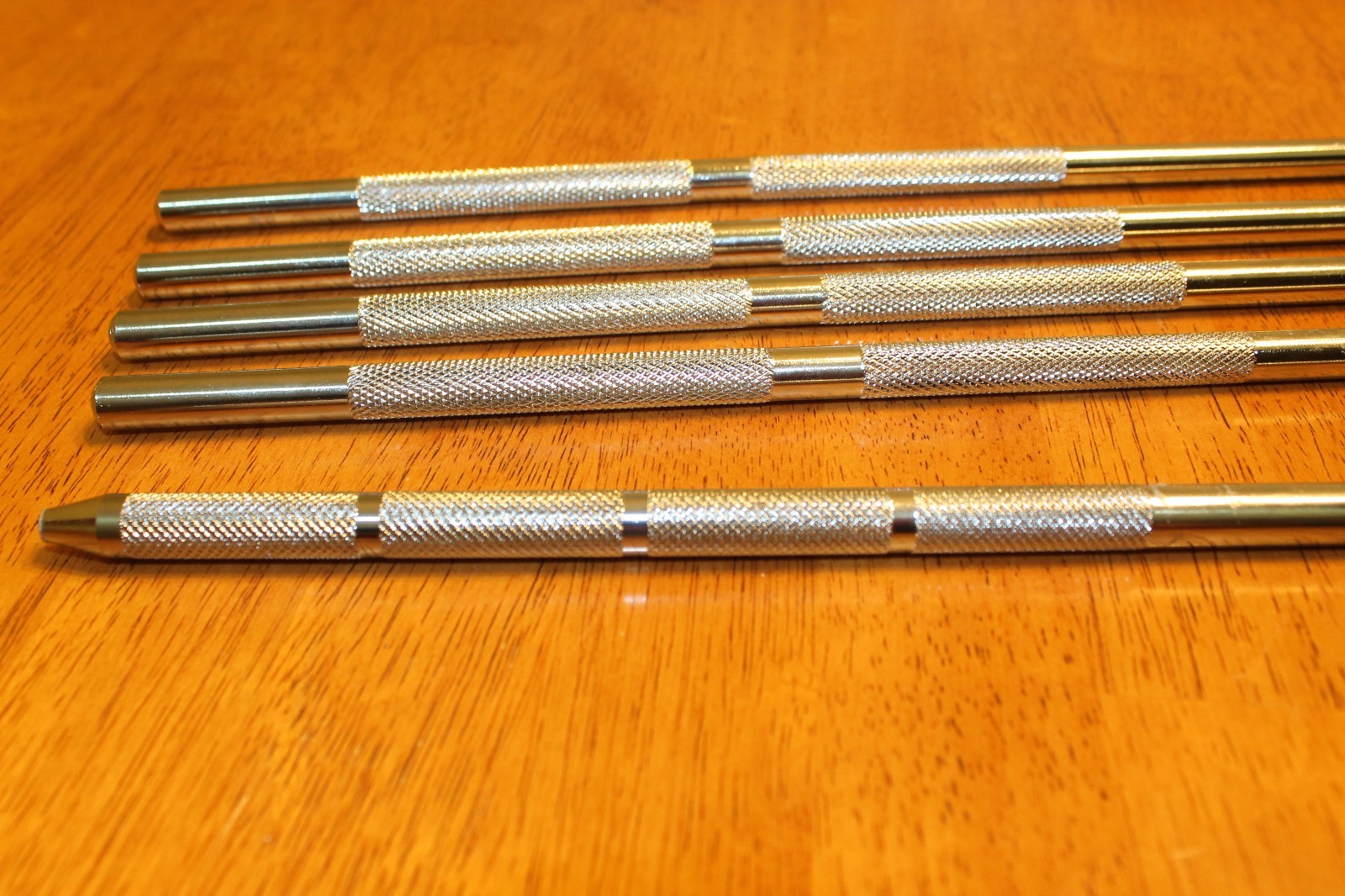 5 Drum Set Stand Chrome Legs (4 Matching, 1 Oddball) ***FAST FREE SHIPPING***