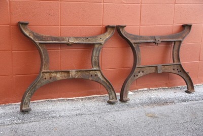 Parts Salvaged Pieces Cast Iron Table Base Legs Vatican