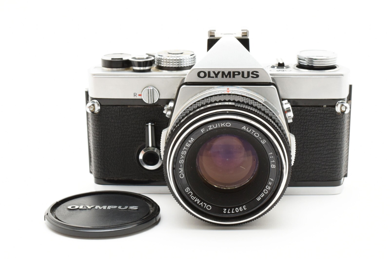 OLYMPUS OM-1 SLR Film Camera w/ GFZUIKO AUTO-S 50mm F1.8