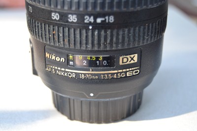 Nikon Zoom 18-70mm 3.5 x 4.5G ED DX Lens