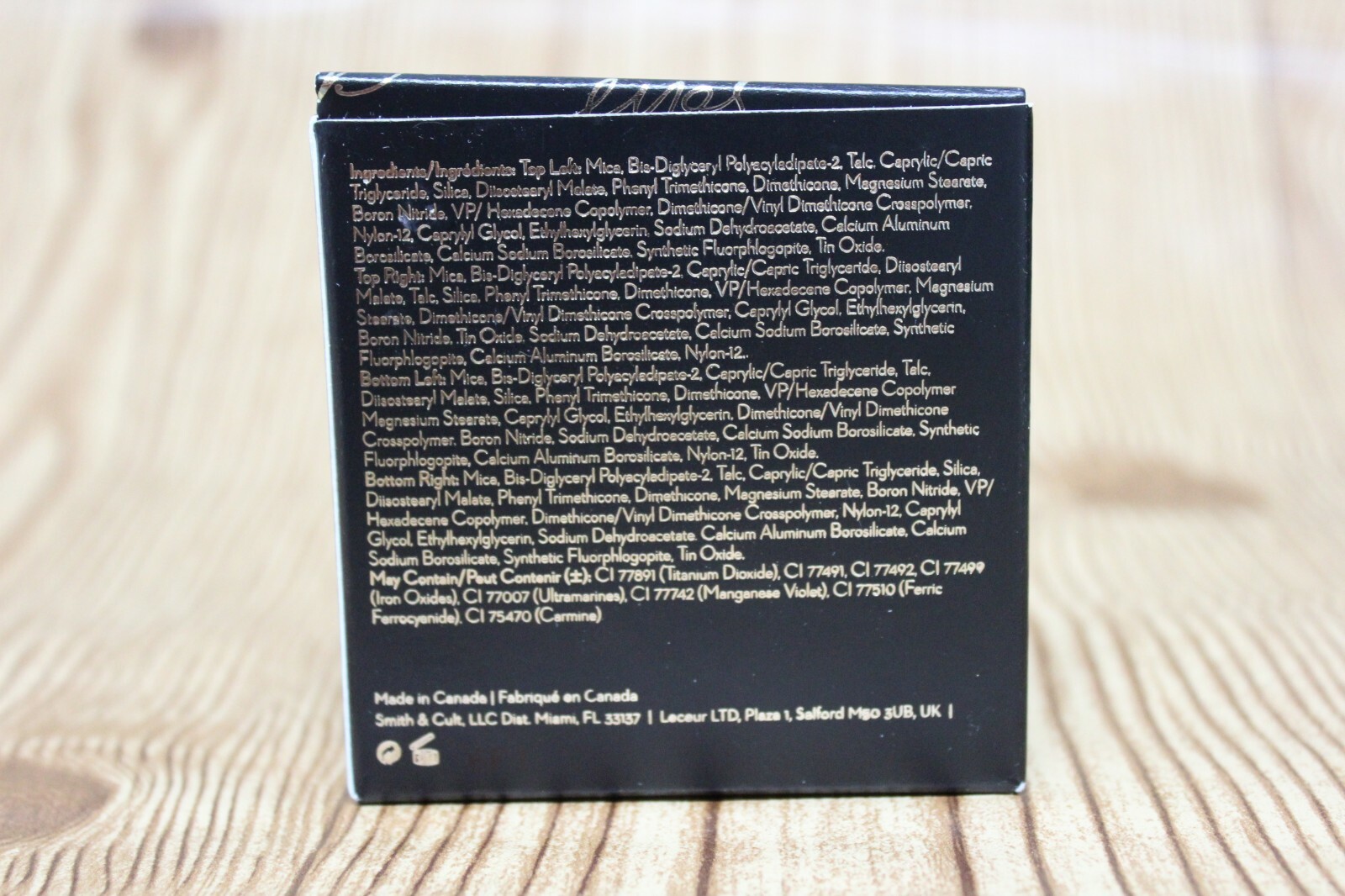 Smith and Cult Eyeshadow Eye Quad Palette NoonSuite  New In Box 2.5g/.09oz