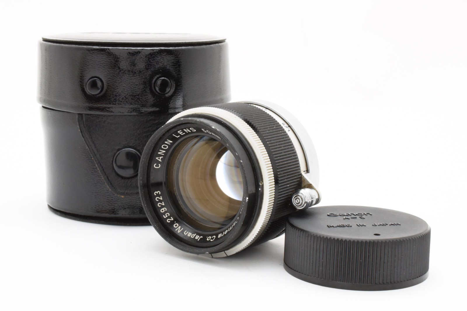 Canon 50mm f/1.8 MF Lens LTM L39 Mount from Japan *Haze