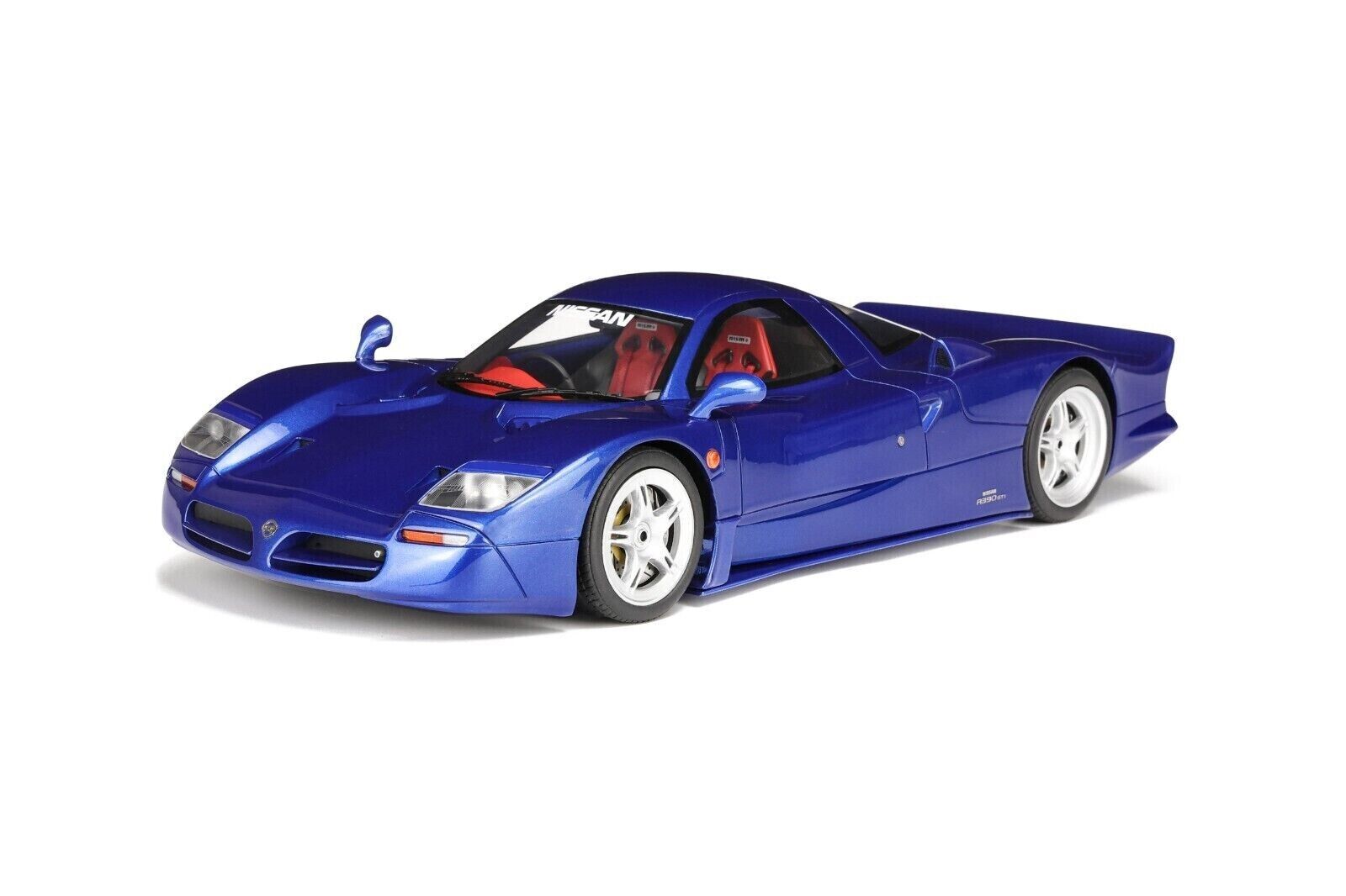 1/18 Nissan R390 GT1 Road Car 1997 Blue Resin Model Car by 1/18 Nissan R390 GT1 Road Car 1997 Blue Resin Model Car by