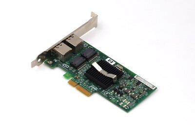 HP NC360T Dual-Port Gigabit PCIe Network Ethernet Adapter P/N: 412651-001 Tested